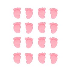 Pies de bebé rosas de azúcar (16) - Sin gluten - Funcakes