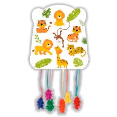 Piñata animales de la selva 28 x 33 cm - Conver Party