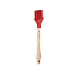 Pincel mini con mango de madera 18 cm Cereza - Silicona - Le Creuset