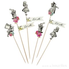 Pinchos para aperitivos Truly Alice (12) - Talking Tables