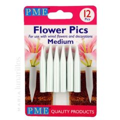 Pinchos portaflores medianos (12) - PME