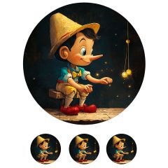 Papel de azúcar de Pinocho - 20 cm - María Lunarillos