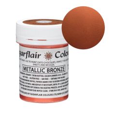 Pintura para chocolate bronce metalizado 35 g - Sin gluten - Sugarflair