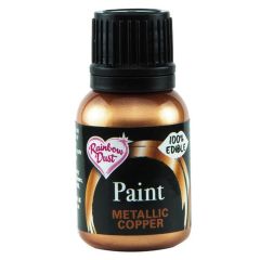 Pintura comestible metalizada cobre - Rainbow Dust