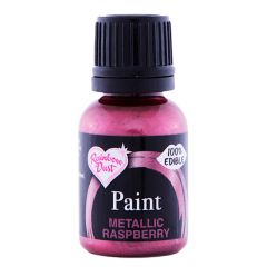 Pintura comestible metalizada frambuesa - Rainbow Dust