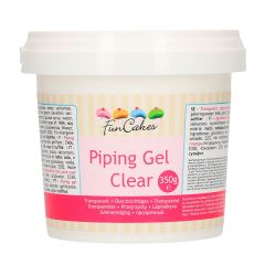 Piping gel transparente listo para usar 350 gr - Funcakes