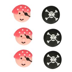 Piratas y calaveras de azúcar (12) - Sin gluten - Funcakes