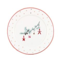 Plato de cerámica pequeño Juana White 15,5 cm - GreenGate