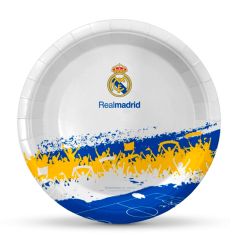 Platos de papel Real Madrid (8) - Eurofiestas