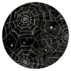 Platos de papel tela de araña 23 cm (8) - Amscan