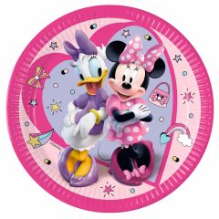 Platos Minnie (8) 22,5 cm - Decorata Party
