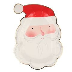 Platos Papá Noel Navidad 26 cm (8) - Meri Meri