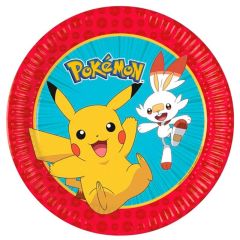 Platos de papel Pokémon 23 cm (8)