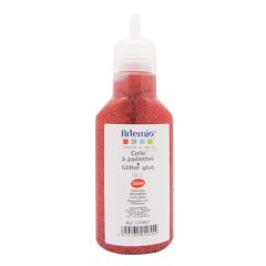Purpurina líquida roja (Glitter Glue) - Artemio