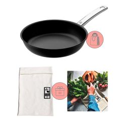Sartén antiadherente Steak Profi 28 cm - Aluminio fundido - WMF + REGALO bolsa conservación