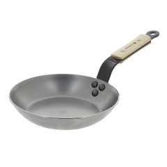 Sartén con mango de madera de haya 26 cm - Hierro mineral B - De Buyer