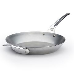 Sartén Pro con asa y con mango de acero inoxidable 32 cm - Hierro mineral B - De Buyer