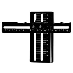 Scraper alisador de contorno ajustable con tornillos Edgy
