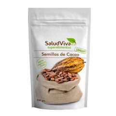 Semillas de cacao ecológico 250 gr - Sin gluten - SaludViva