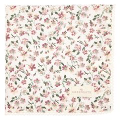 Servilleta de algodón con encaje Marie Petit Dusty Rose 40 cm - GreenGate