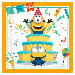 Servilletas de papel Minions (20) - Decorata Party
