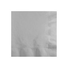 Servilletas de papel plateadas (20) - Conver Party