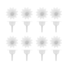 Soportes blancos para velas (12) - Modecor