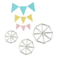 Cortadores para elaborar guirnaldas de fondant (3) - FMM
