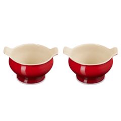 Set de 2 soperas 11 cm Cereza - Cerámica de gres - Le Creuset
