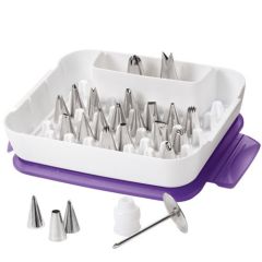 Estuche con boquillas, adaptador y clavo 22 piezas - Wilton