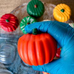 Set de moldes para chocolate calabazas Halloween