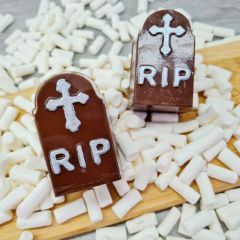 Set de moldes para chocolate lápidas Halloween