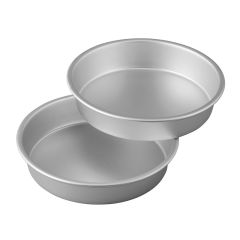 Moldes redondos de aluminio anodizado Performance Pans 22 x 5 cm (2) - Wilton