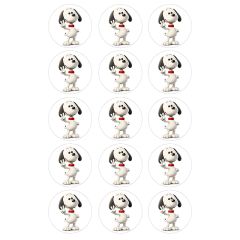 Oblea de Snoopy - 5 cm (15) - María Lunarillos