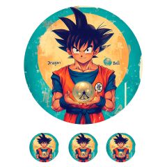 Papel de azúcar Dragon Ball 2- 20 cm - María Lunarillos
