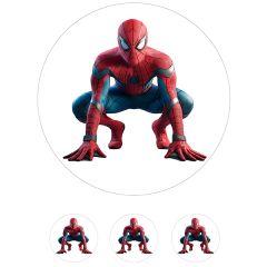 Oblea de Spiderman (Marvel) - 20 cm - María Lunarillos