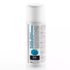 Spray abrillantador comestible (barniz) azul 280 g - Sin gluten - Silikomart