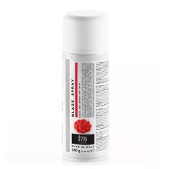Spray abrillantador comestible (barniz) rojo 280 g - Sin gluten - Silikomart