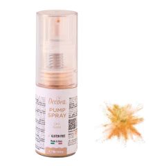 Spray de purpurina en polvo Pump Spray oro 10 g - Sin gluten - Decora