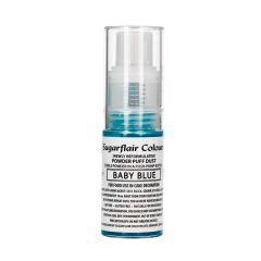Spray de purpurina en polvo azul bebé 10 g - Sin gluten - Sugarflair