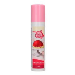Spray efecto metalizado rojo 100 ml - Funcakes