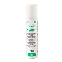 Spray metalizado verde 75 ml - Decora