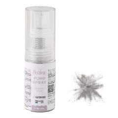 Spray de purpurina en polvo Pump Spray plata 10 g - Sin gluten - Decora