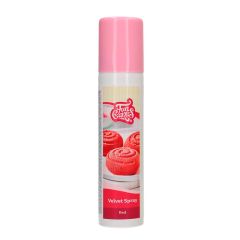 Spray Velvet efecto terciopelo rojo 100 ml - Funcakes
