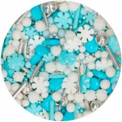 Sprinkles 3D Medley Frosty Winters Navidad 70 g - Funcakes