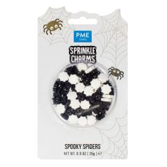 Sprinkles arañas y telarañas de azúcar Halloween 25 g - PME