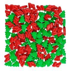 Sprinkles árboles y calcetines de Navidad de azúcar 56 g - Wilton