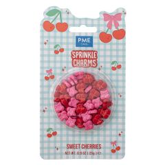 Sprinkles cerezas rojas y rosas de azúcar 25 g - PME