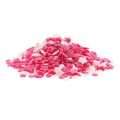 Sprinkles de azúcar rosas 100 g - Sin gluten - Dekora