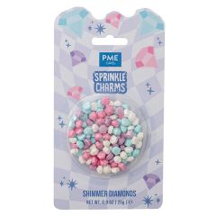 Sprinkles diamantes brillantes de azúcar 25 g - PME
